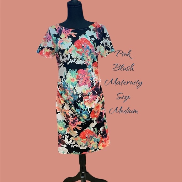 MATERNITY CAREER WEAR BY PINK BLUSH SIZE MEDIUM GENTLY WORN - Picture 1 of 4